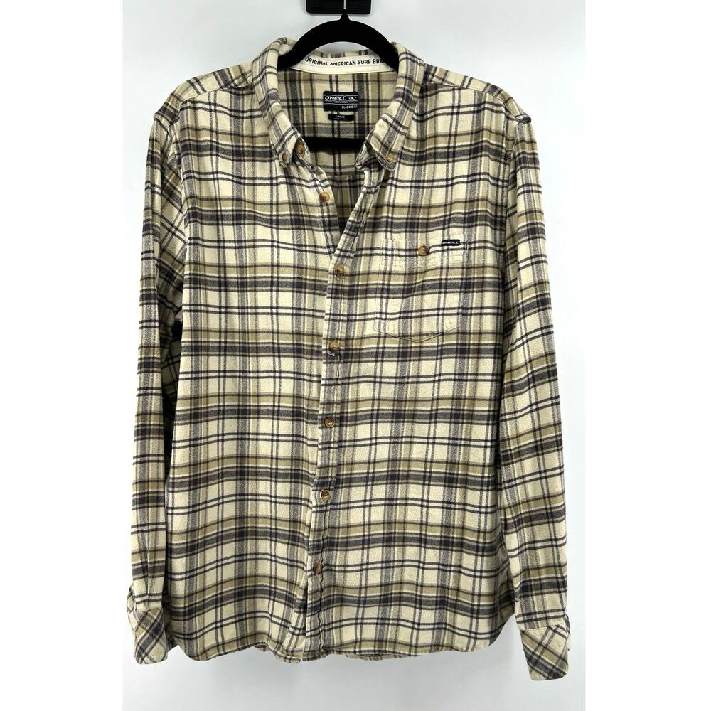 O'Neill | Redmond Plaid Flannel Button Down Shirt Men's L